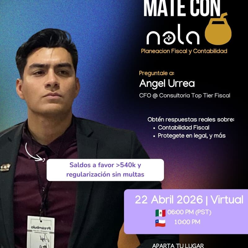 Cover Image for Angel Urrea @ Mate con Nola