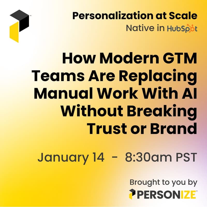 Cover Image for How Modern GTM Teams Are Replacing Manual Work With AI Without Breaking Trust or Brand