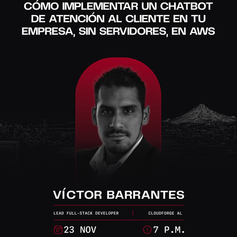 Cover Image for Cómo implementar un chatbot de atención al cliente en tu empresa, sin servidores, en AWS