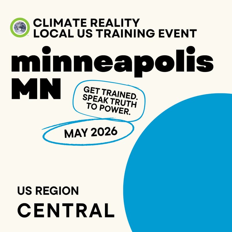 Cover Image for Minneapolis, MN - Climate Reality Local Training Event