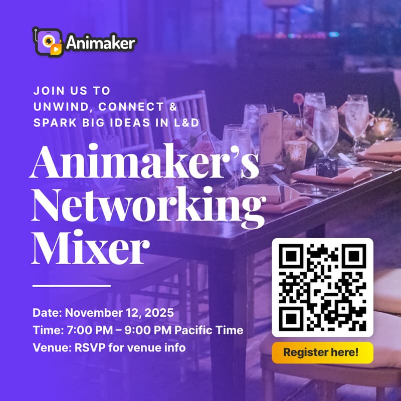 Cover Image for Let’s Mix It Up, Vegas Style! Animaker’s DevLearn Networking Experience You Can’t Afford to Miss!