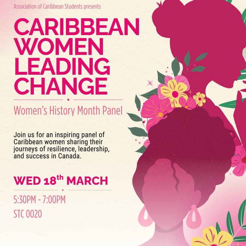 Cover Image for Caribbean Women Leading Change: Women's History Month Panel