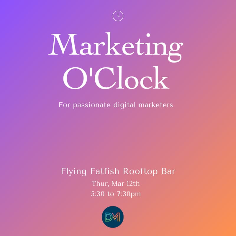 Cover Image for Marketing O'Clock Rooftop Mixer - Mar 12th