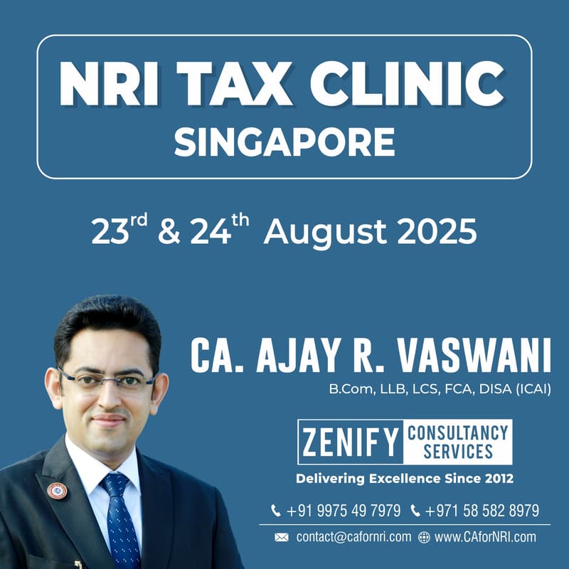 Cover Image for NRI TAX CLINIC: SINGAPORE