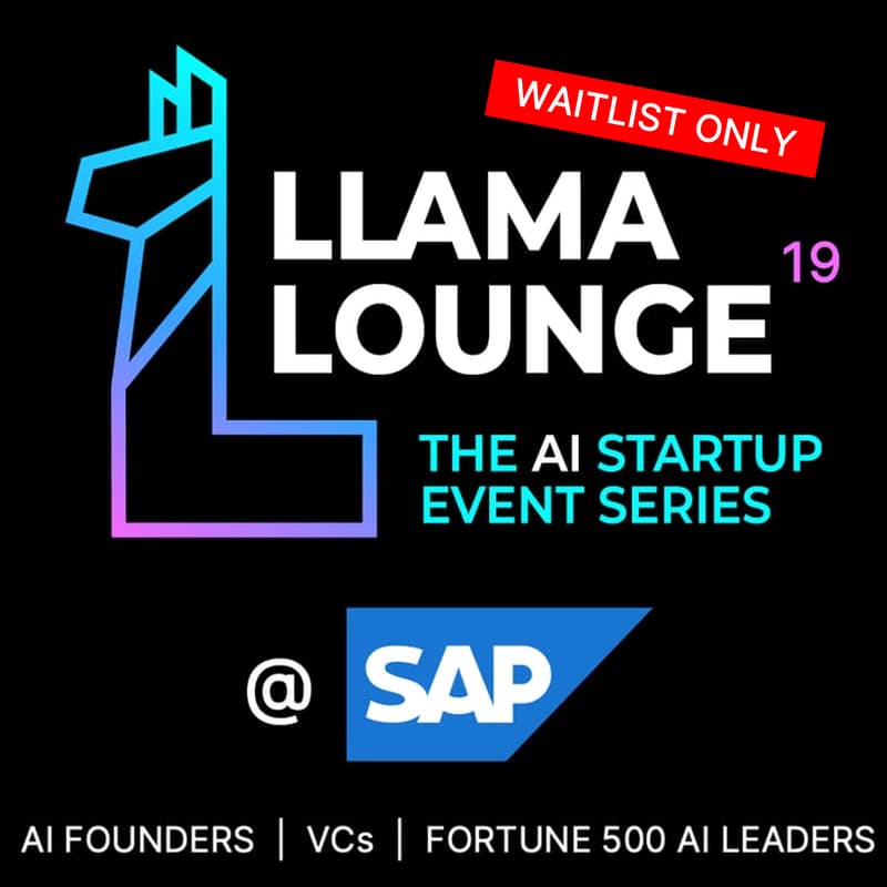 Cover Image for Llama Lounge 19: The AI Startup Event Series at SAP Palo Alto
