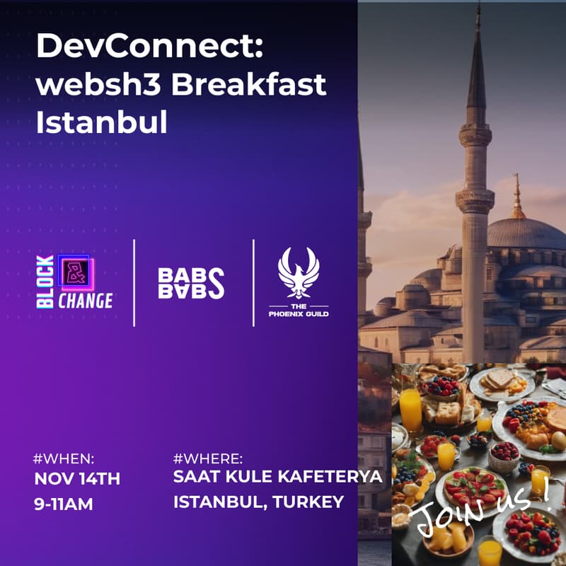 Cover Image for DevConnect: websh3 Breakfast Istanbul