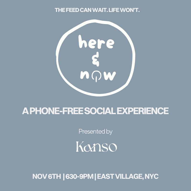 Cover Image for Here & Now: A Phone-Free Experience (NYC)