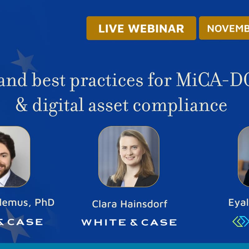 Cover Image for Tips and best practices for MiCA-DORA and digital asset compliance