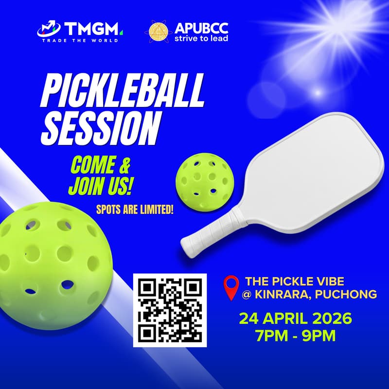 Cover Image for TMGM X APUBCC Pickleball Session 🏓✨