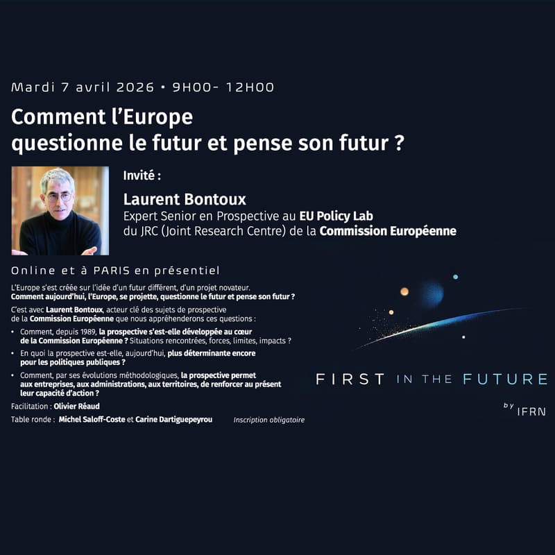 Cover Image for First In The Future invite Laurent Bontoux (distanciel)