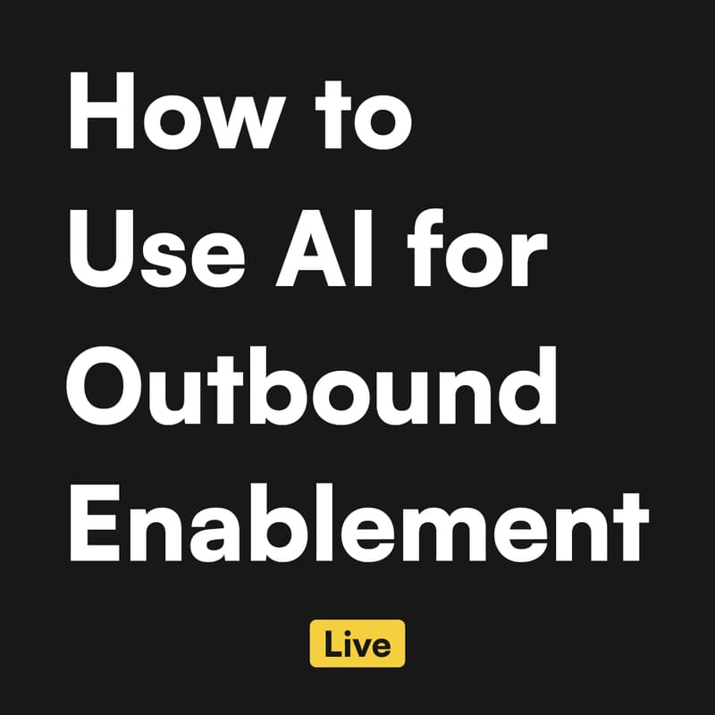 Cover Image for 5 AI Role-Play Use Cases for Outbound Teams - From Onboarding to Objection Drills to SDR Progression (with Troy Johnson)