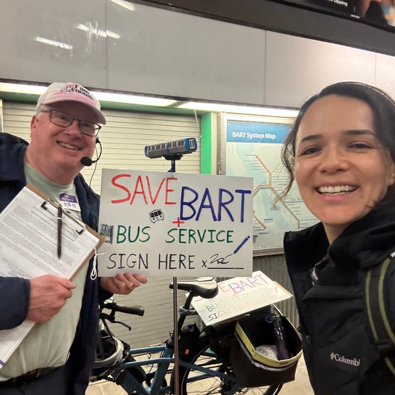 Cover Image for Signature Gathering at Pleasant Hill BART