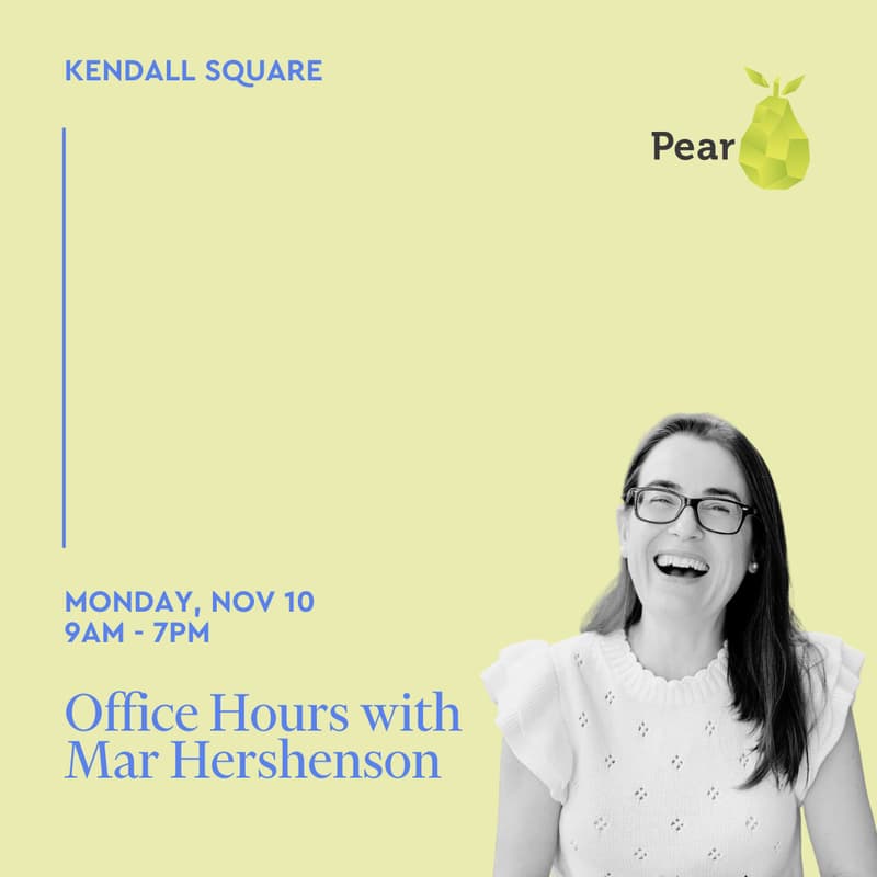 Cover Image for Office Hours with Pear VC's Mar Hershenson
