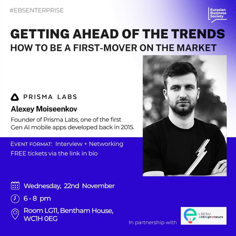 Cover Image for Getting Ahead Of The Trends: Talk With Alexey Moiseenkov (founder of Prisma Labs)