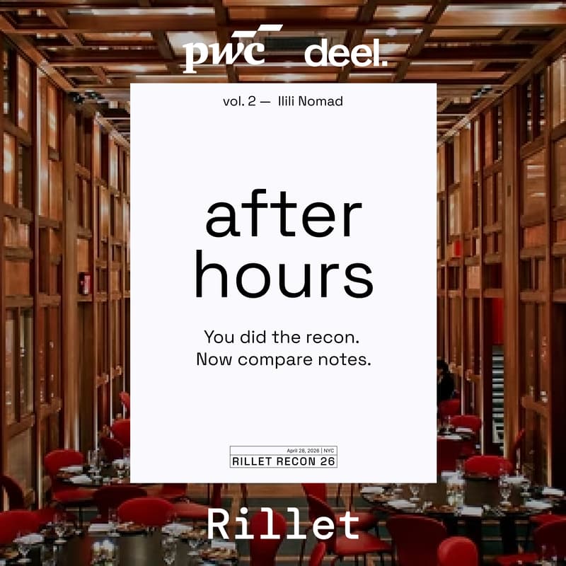 Cover Image for Dinner: Recon 2026 w/ PwC, Deel and Rillet