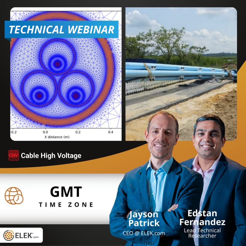 Cover Image for Webinar (EU/US Time) - Accurate HV Cable Rating Calculations: Fundamentals of the Finite Element Method