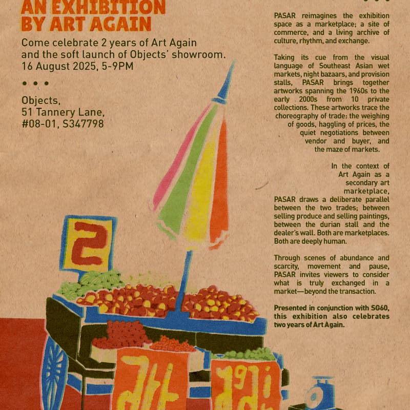Cover Image for [CLOSING RECEPTION] 2 Years of Art Again <> Objects Showroom Soft Launch