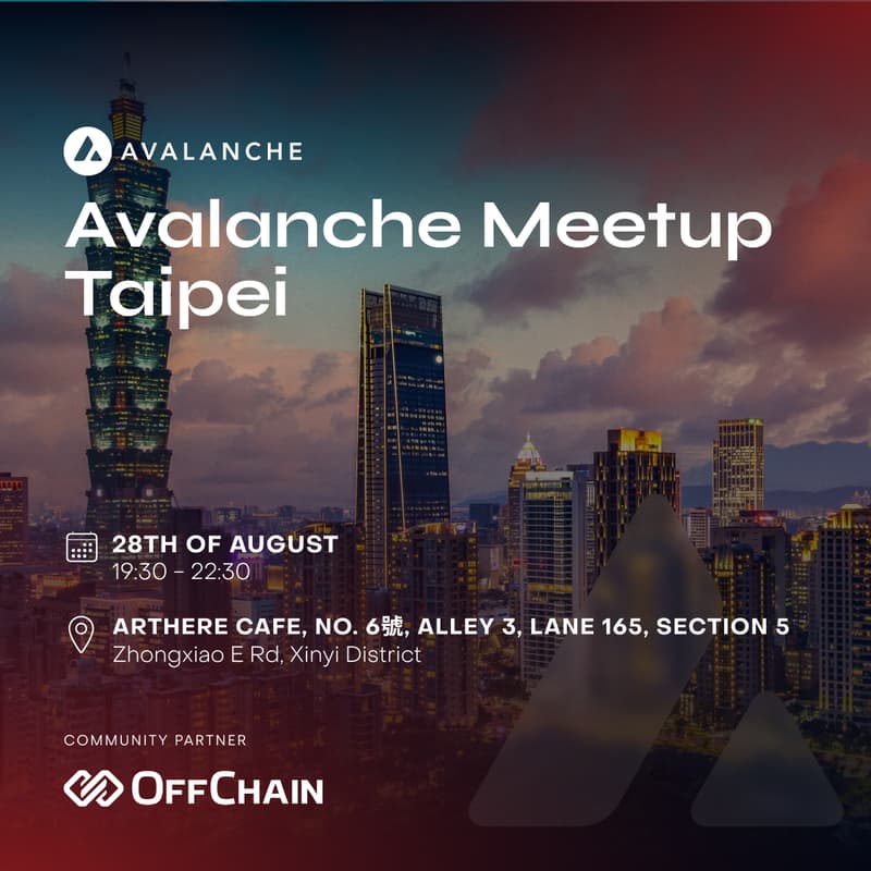 Cover Image for Avalanche x OffChain Taipei MeetUp