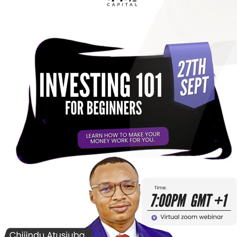 Cover Image for September Financial Literacy Webinar(Investing 101: Building the Right Foundation)