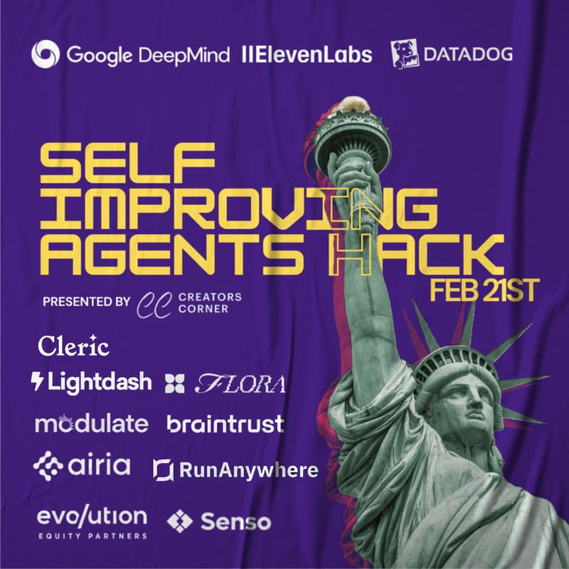 Cover Image for Self Improving Agents Hack - NYC