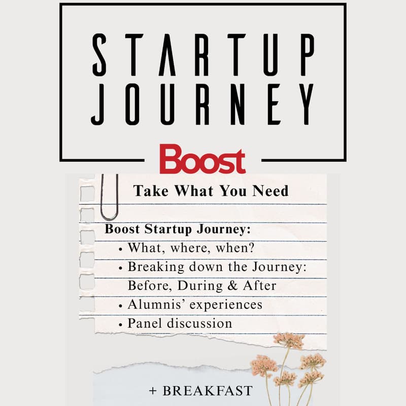 Cover Image for Boost x BoostHer: Startup Journey Breakfast