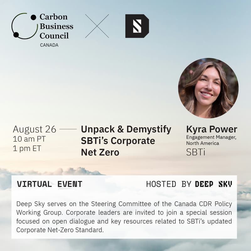 Cover Image for SBTi Net-Zero Roundtable: Latest Updates & Open Q&A