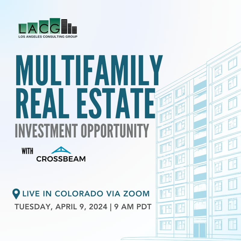 Cover Image for April 9 Webinar: Multifamily Real Estate Investment Opportunity