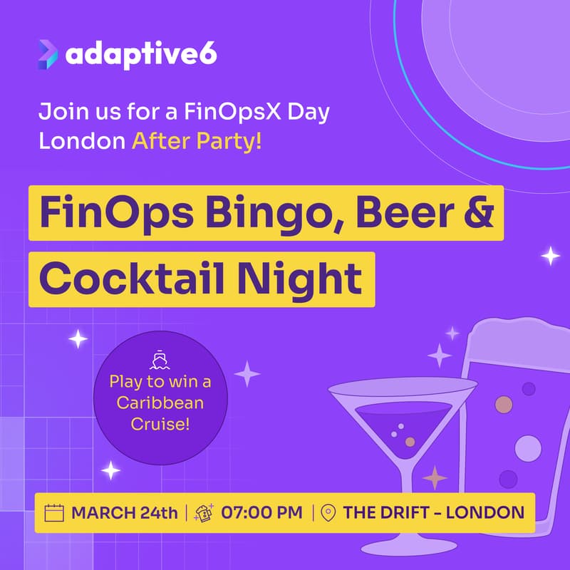 Cover Image for FinOps Bingo, Beer & Cocktail Night - Chance to Win a Caribbean Cruise! 🏝️