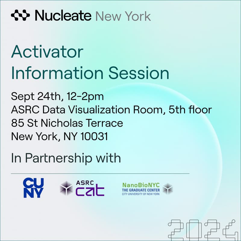 Cover Image for Nucleate NY Activator Info Session - CUNY