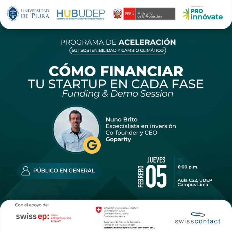 Cover Image for Cómo financiar tu startup en cada fase: Funding & Demo Session