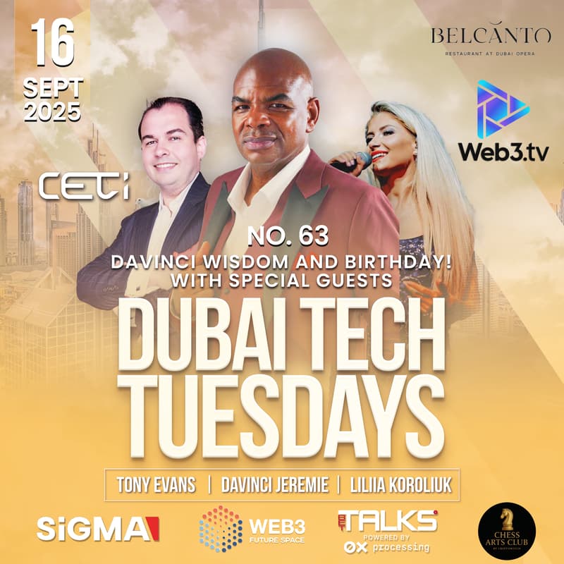 Cover Image for Dubai Tech Tuesdays No. 63 - Davinci Wisdom (and Birthday! ๐๐๐ฅณ)