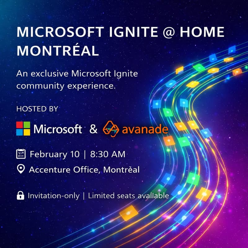 Cover Image for Avanade and Microsoft invite you to Microsoft Ignite @ Home