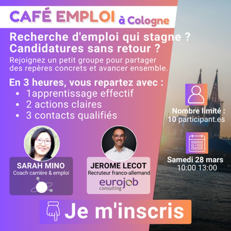 Cover Image for Café Emploi franco-allemand à Cologne