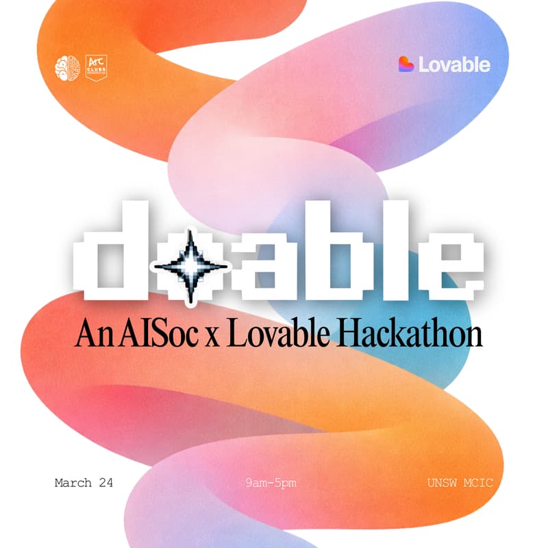 Cover Image for UNSW AISoc x Lovable Hackathon