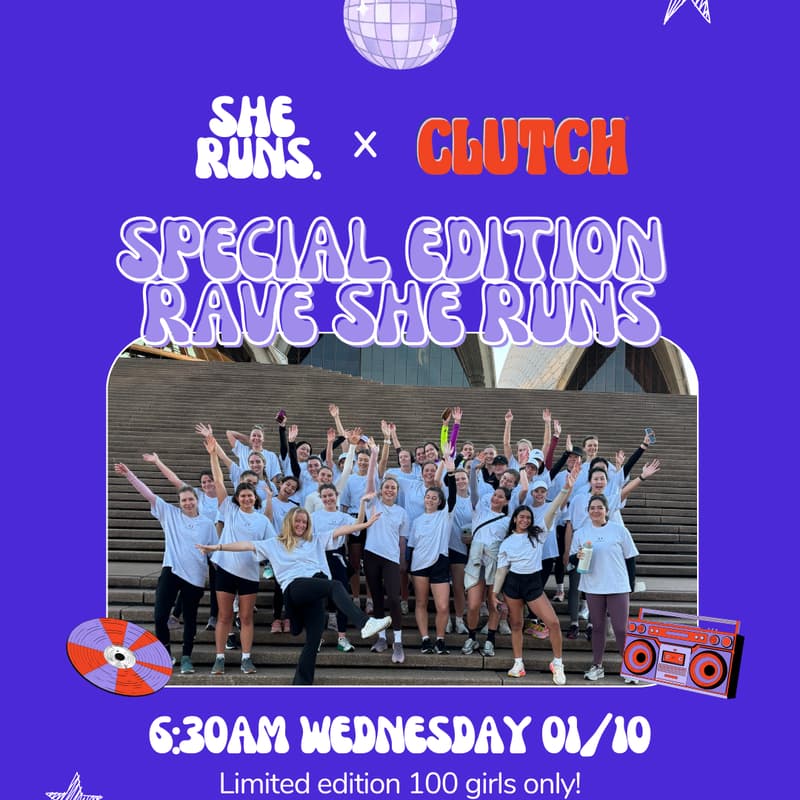 Cover Image for She Runs x Clutch DJ Fun Run!!!