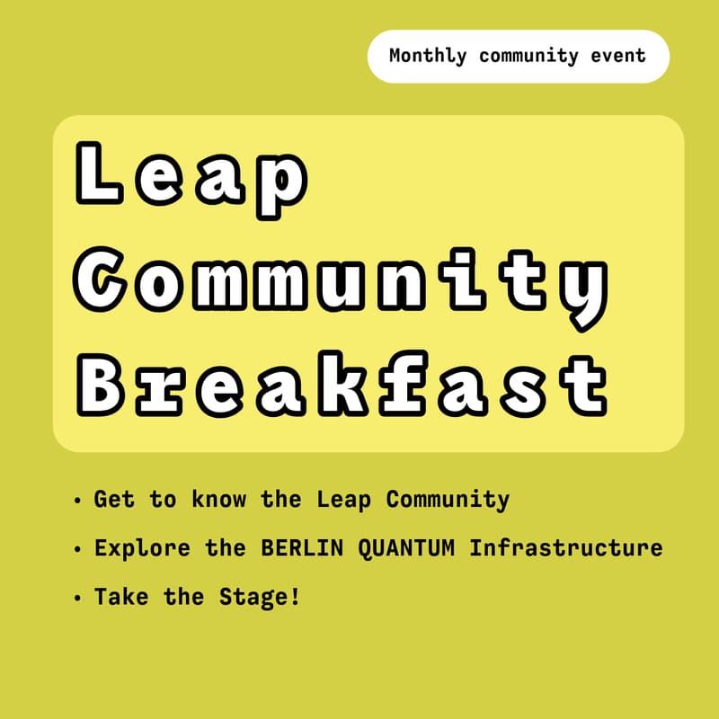 Cover Image for Leap Monthly Breakfast: Connect, Pitch & Innovate ☕️