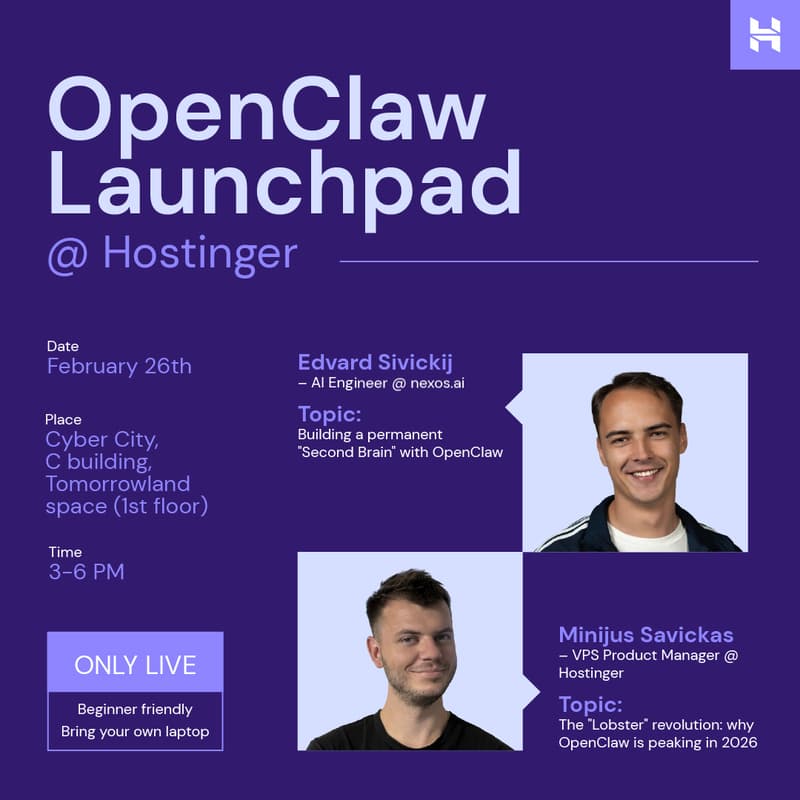 Cover Image for 🦞 OpenClaw Launchpad @ Hostinger