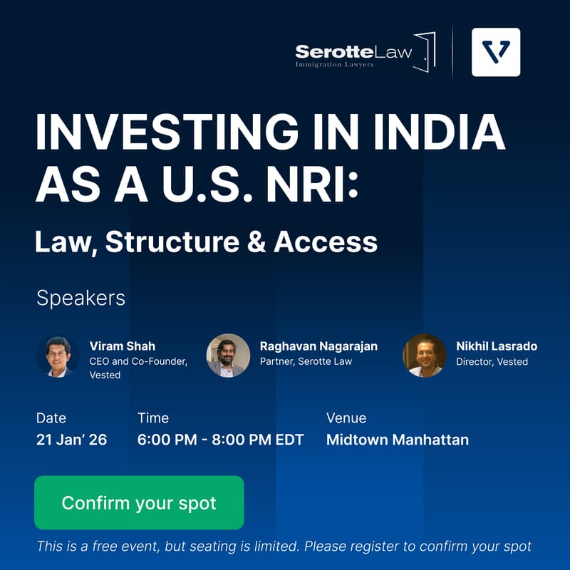 Cover Image for Investing in India as a U.S. NRI - Law, Structure & Access