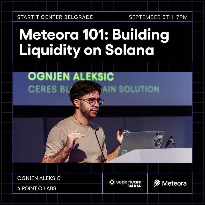 Cover Image for Meteora 101: Building liquidity on Solana