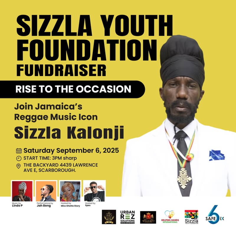 Cover Image for SIZZLA YOUTH FOUNDATION FUNDRAISER