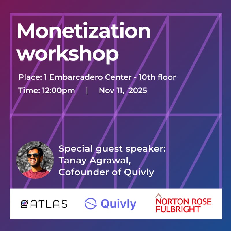 Cover Image for Atlas monetization workshop