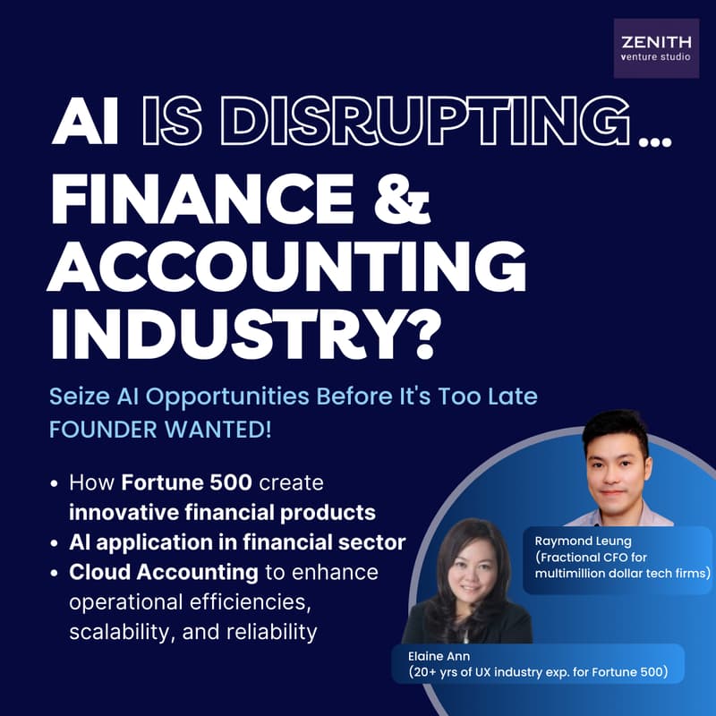 Cover Image for AI is Disrupting... Finance & Accounting Industry? Seize AI Opportunities Before It's Too Late
