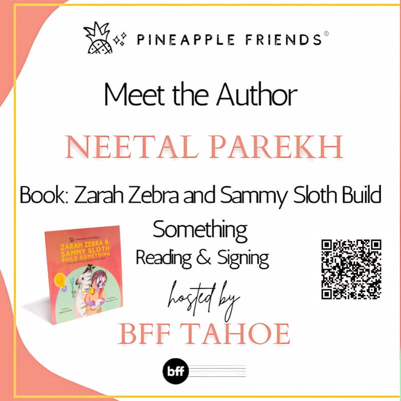 Cover Image for Meet The Author - Neetal Parekh - at BFF Tahoe
