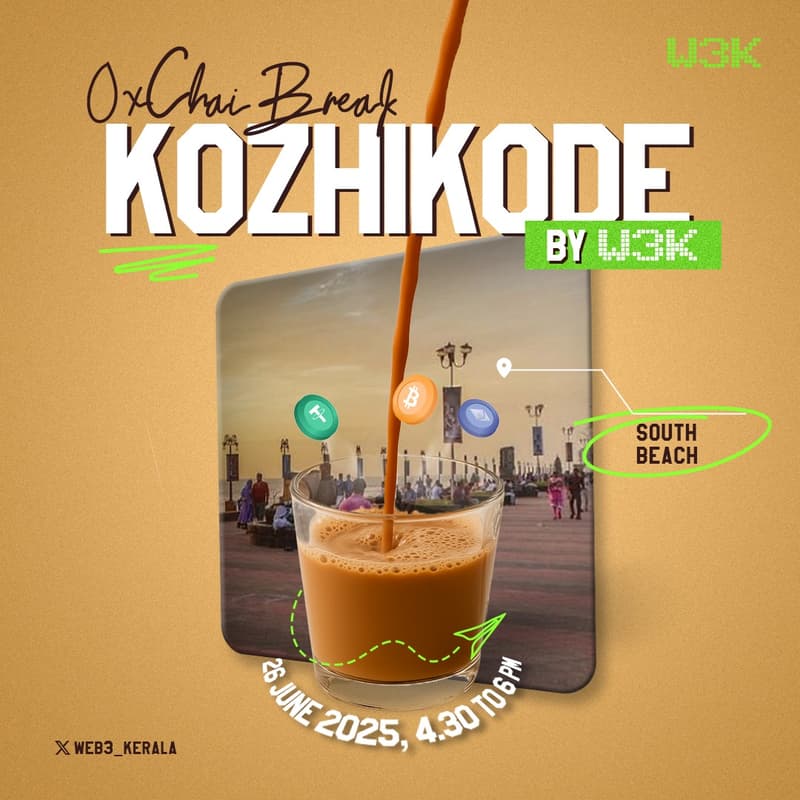 Cover Image for 0xChai Break Kozhikode by W3K