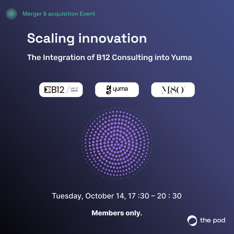 Cover Image for Scaling Innovation: the integration of B12 Consulting into Yuma