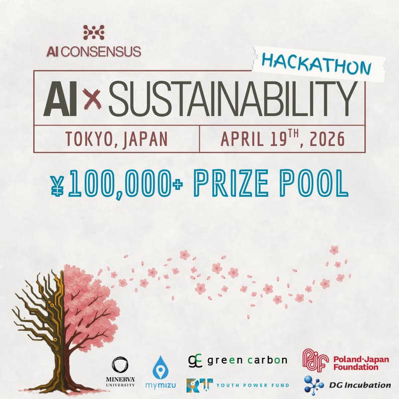 Cover Image for Hack for Tokyo: AI x Sustainability Hackathon