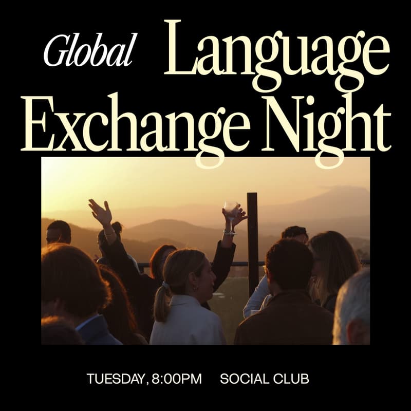 Cover Image for Global Language Exchange Night @ Circles House