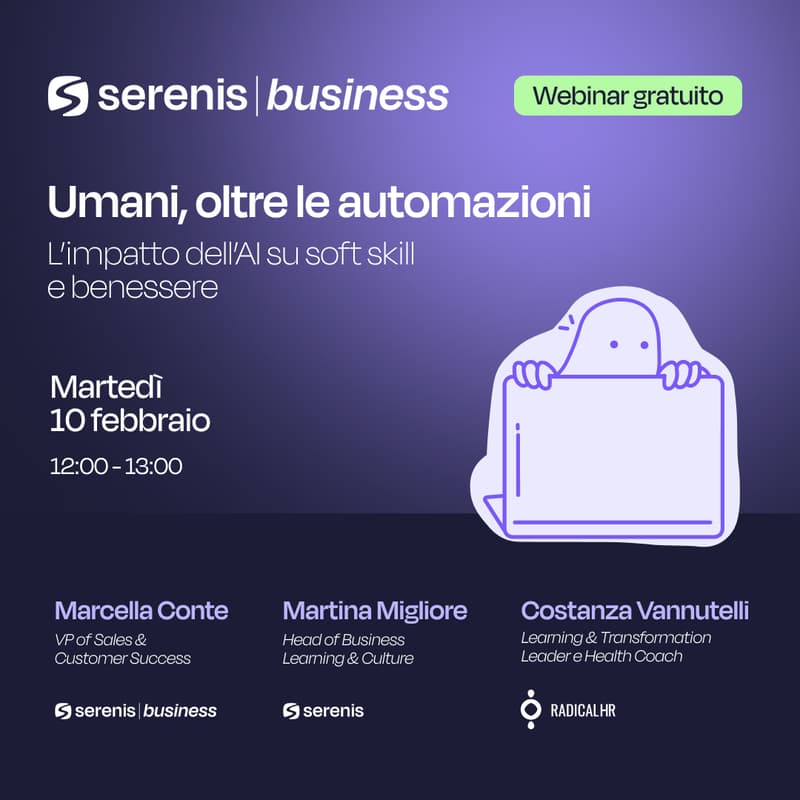 Cover Image for Umani, oltre le automazioni – L'impatto dell'AI su soft skill e benessere