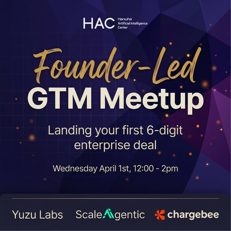 Cover Image for Founder-Led GTM: Land Your First 6-Digit Enterprise Deal