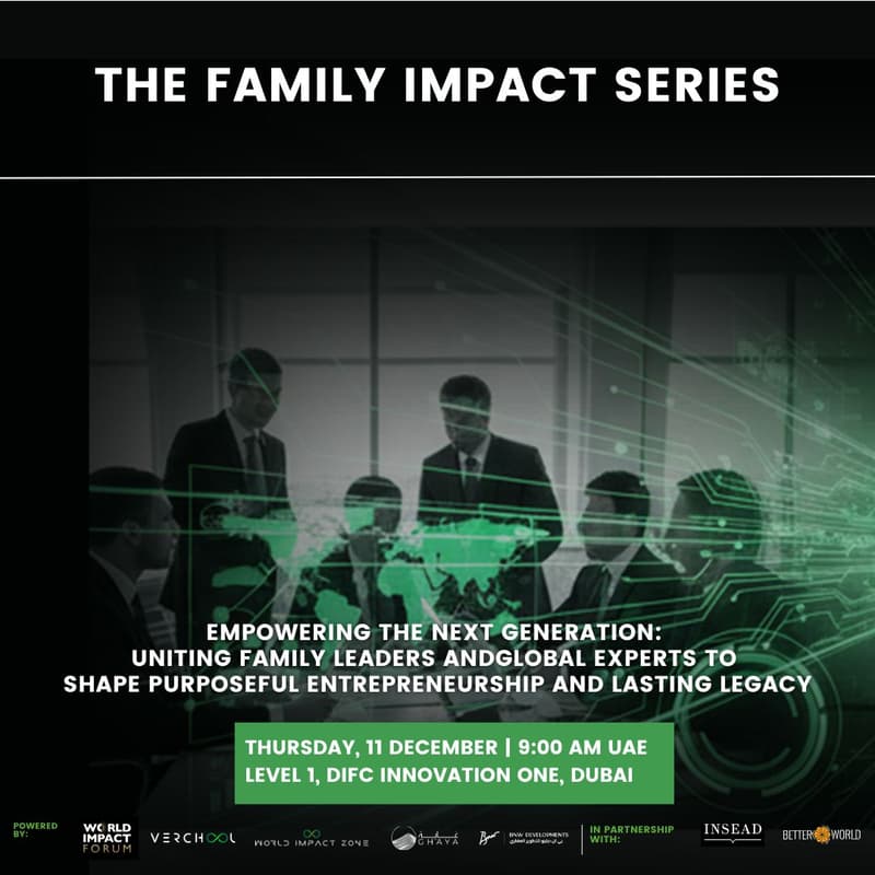 Cover Image for THE FAMILY IMPACT SERIES — Curated with the World Impact Forum & Verchool Platforms